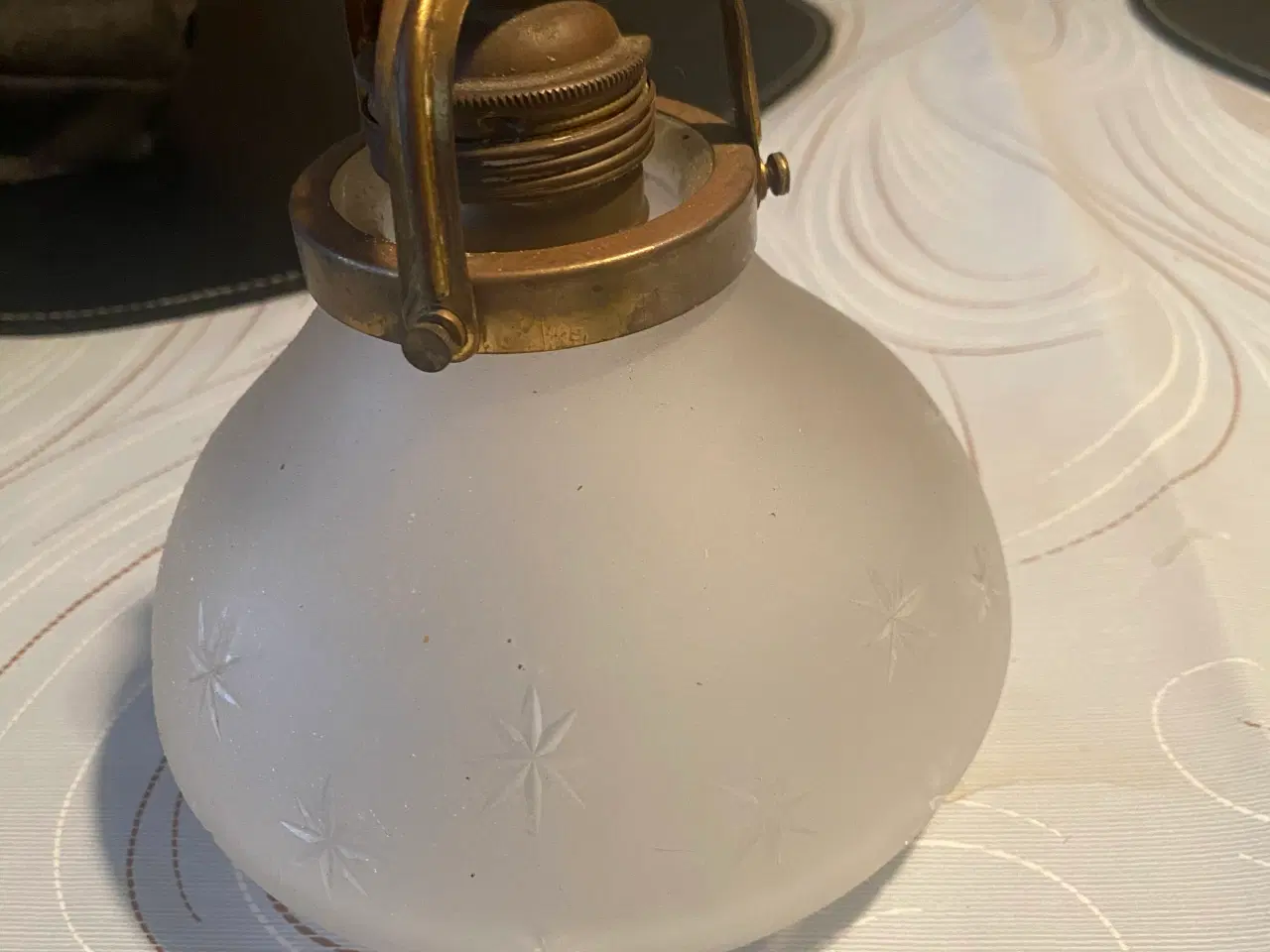 Billede 2 - Gammel glas Pendel