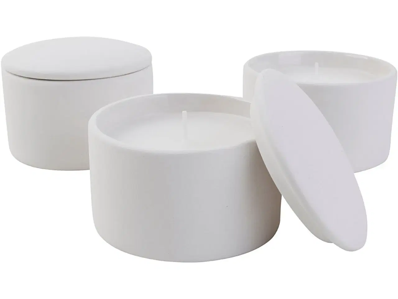 Billede 1 - Elegant Lyskrukke med Lys - 9x9x6,7 cm, 12 stk.
