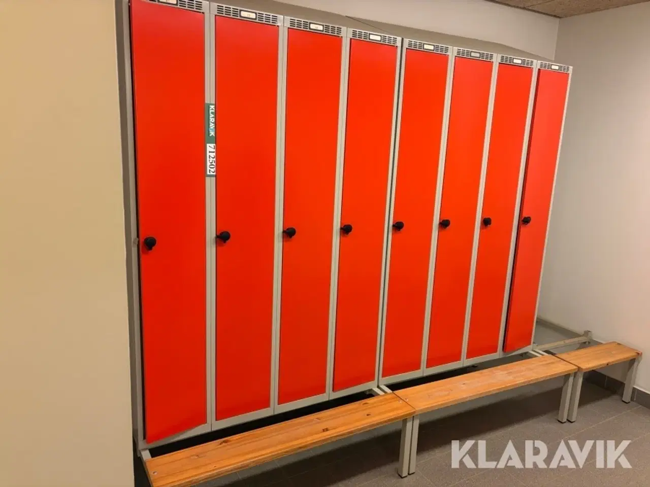 Billede 1 - Garderobe skabe Blika - 2 sektioner af 4 skabe
