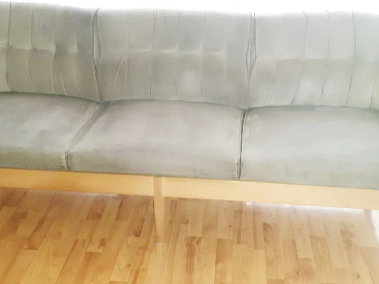 Billede 1 - Nielaus N100 3 pers. sofa i sæbebehandlet bøg 