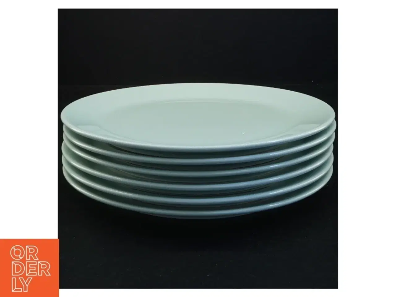 Billede 1 - 6 Porcelænstallerkener fra IKEA (str. Diameter 25 cm)