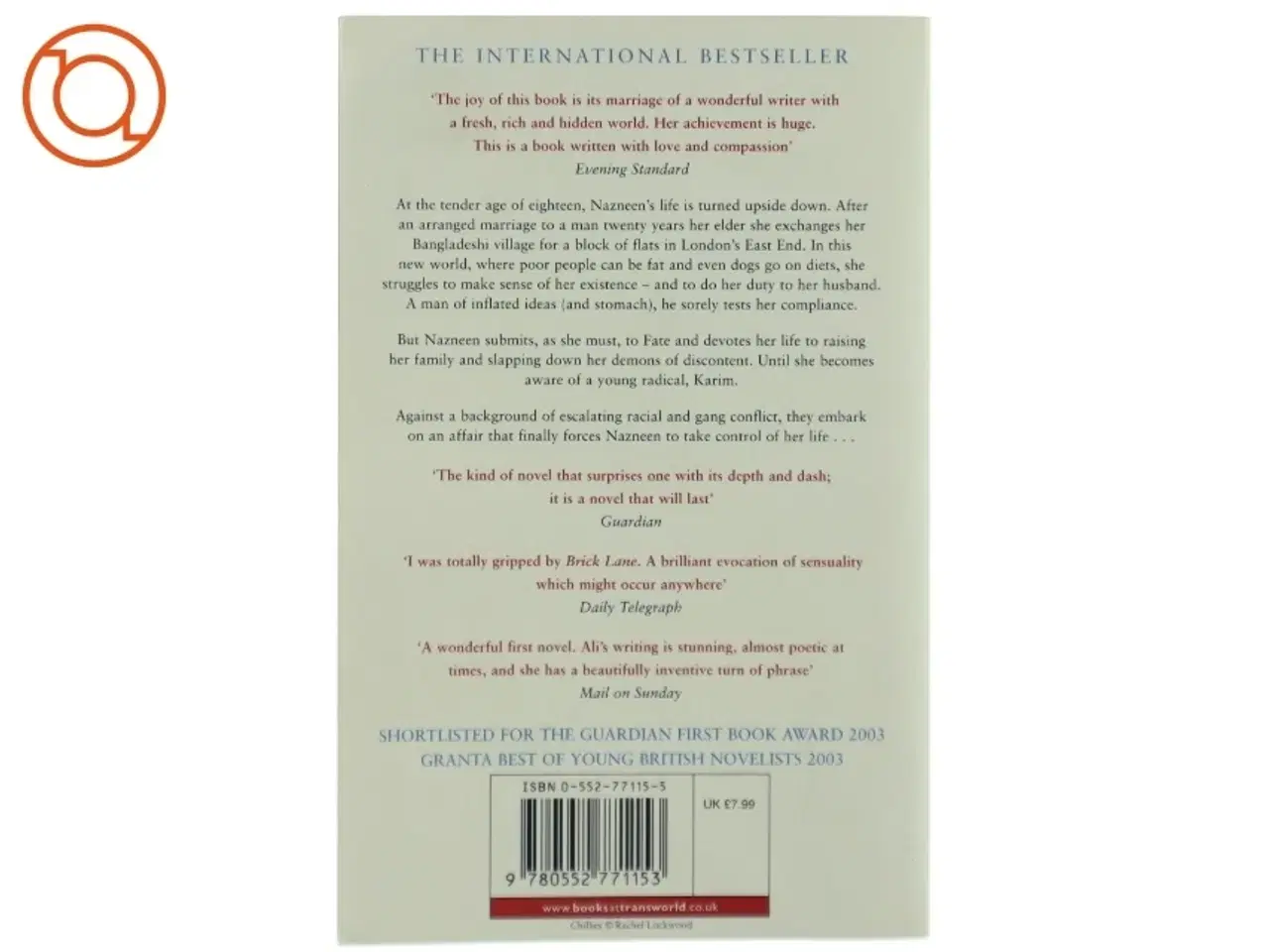 Billede 2 - Brick Lane af Monica Ali (Bog)