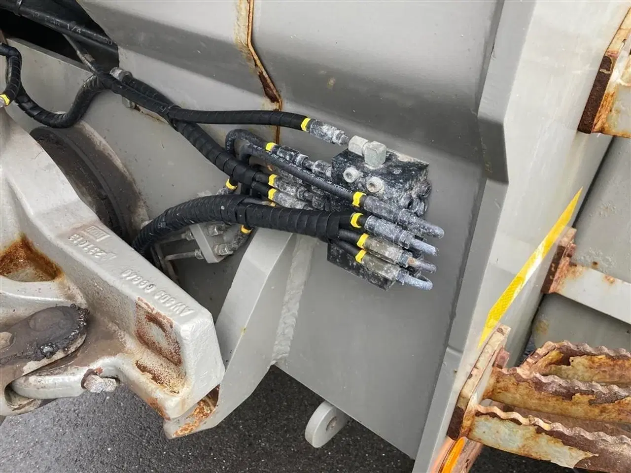 Billede 12 - Atlas 105E Weycor Hutigkobling på hydraulikudtag Centralsmøring