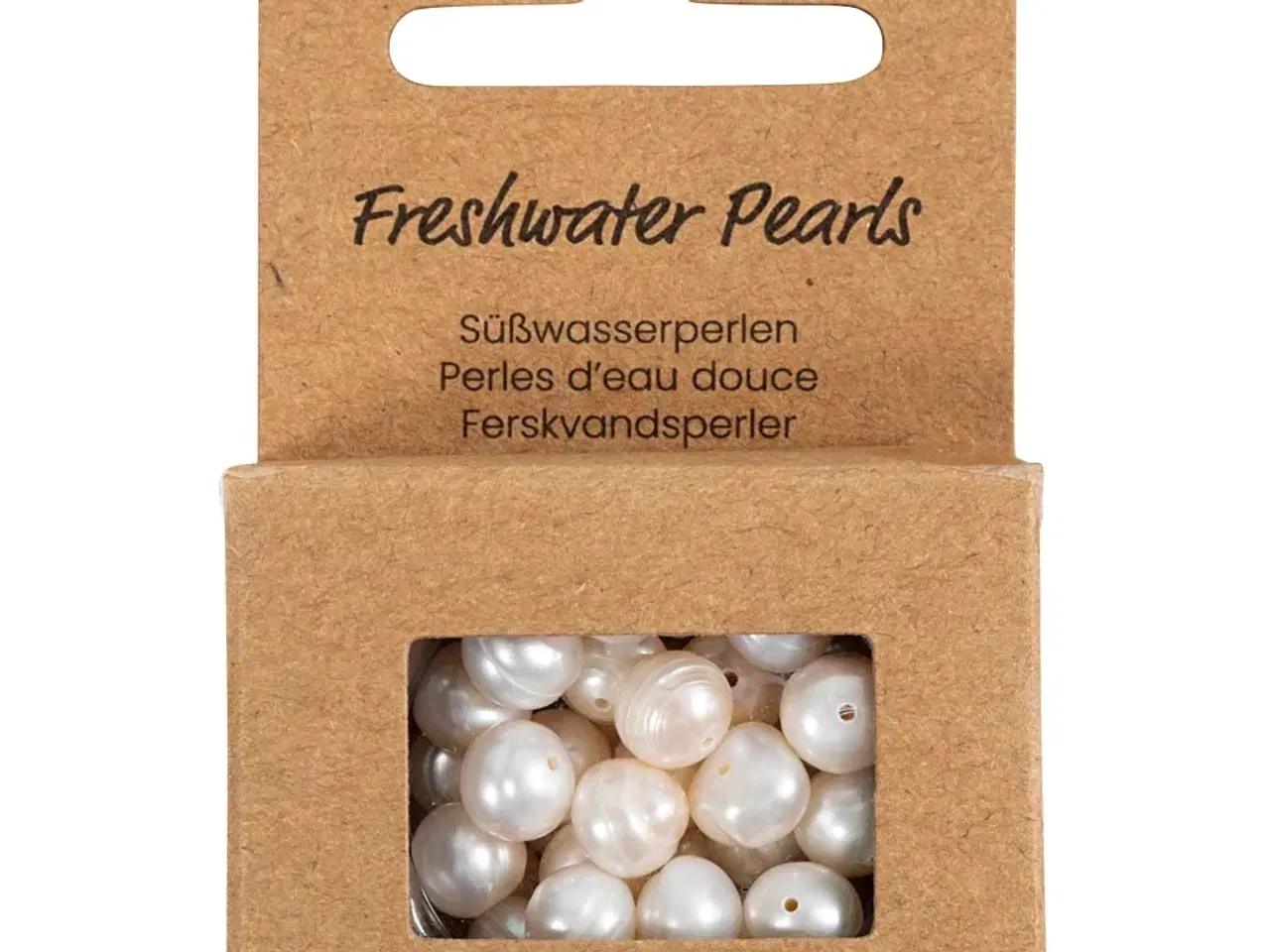 Billede 1 - Ægte ferskvandsperler 4 mm, 40 stk. til smykkeprojekter