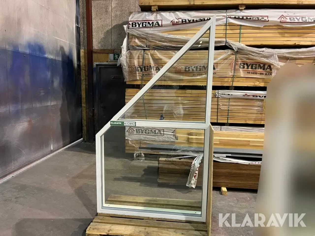 Billede 1 - Vindue 3 lags Hvidbjerg træ/alu - 1 styk