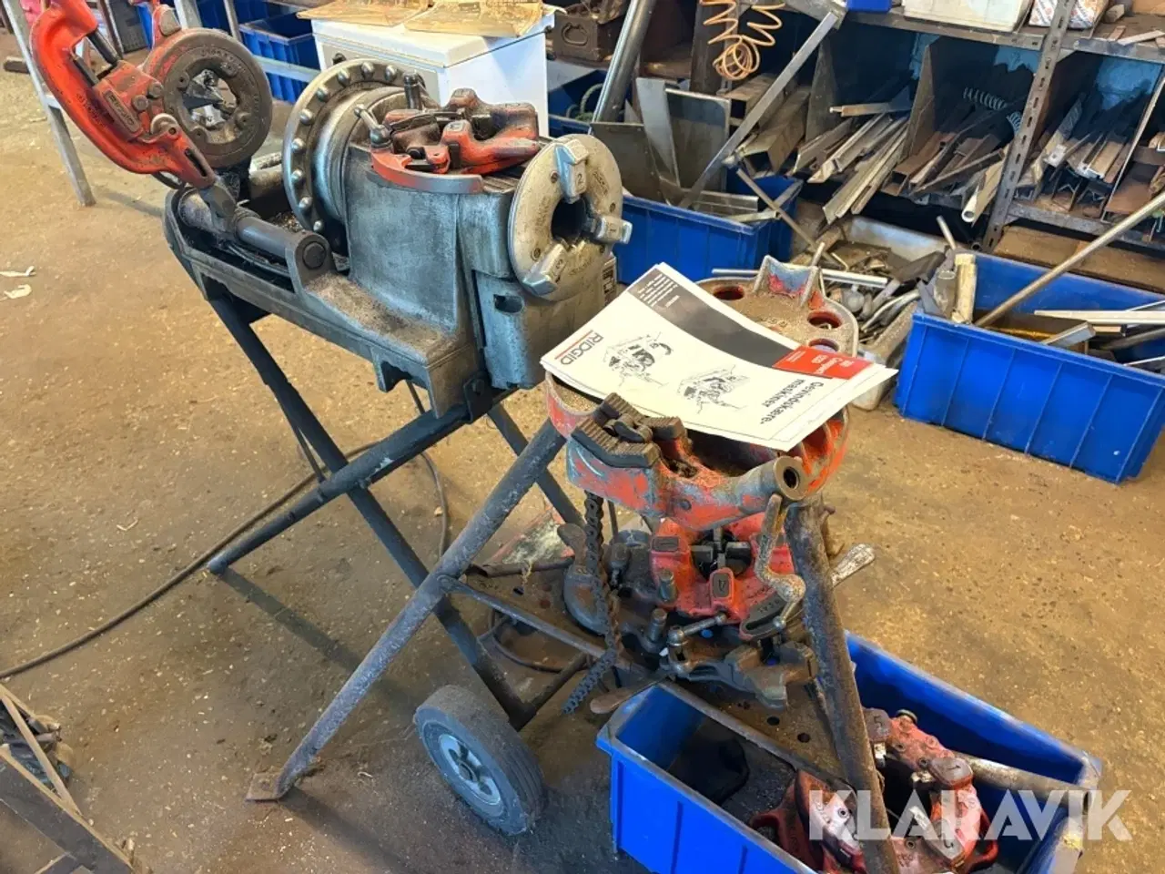 Billede 4 - Gevindskæremaskine Ridgid 300 compact 1233 - inklusiv diverse tilbehør