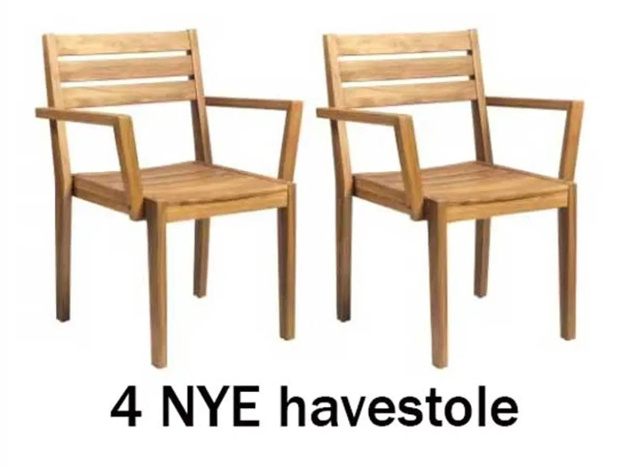 Billede 1 - 4 NYE havestole, Aalborg