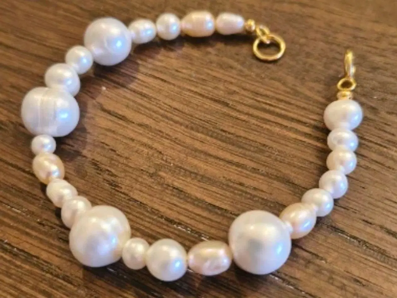 Billede 4 - Armbånd med ferskvandsperler ❤️