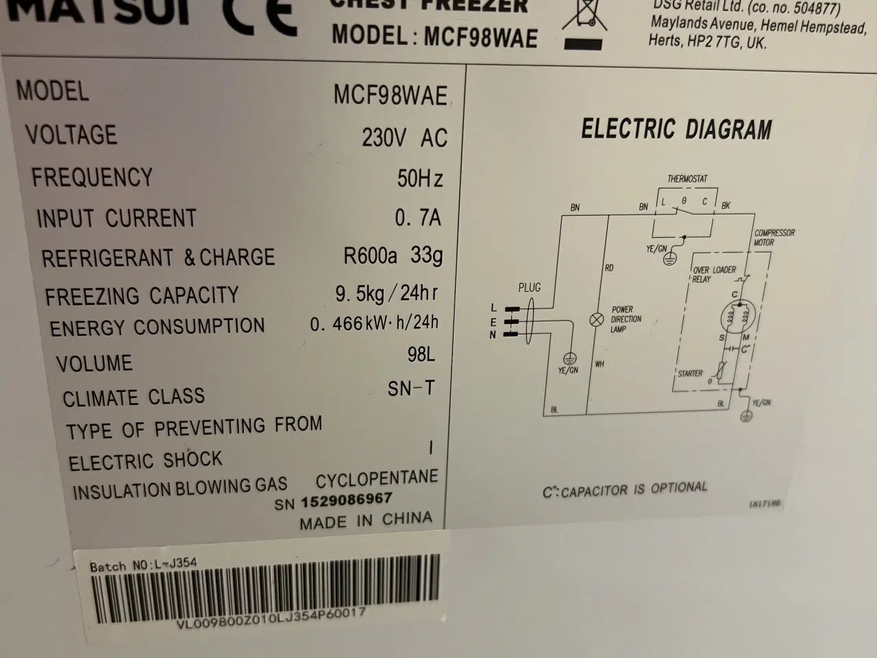 Billede 4 - Fryser 98 liter