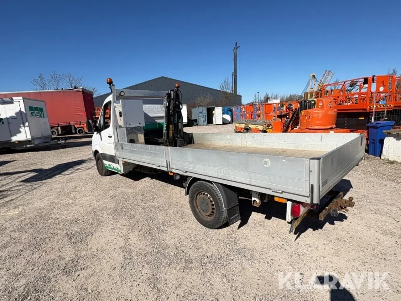 Billede 4 - Ladbil med kran og spil Mercedes-Benz