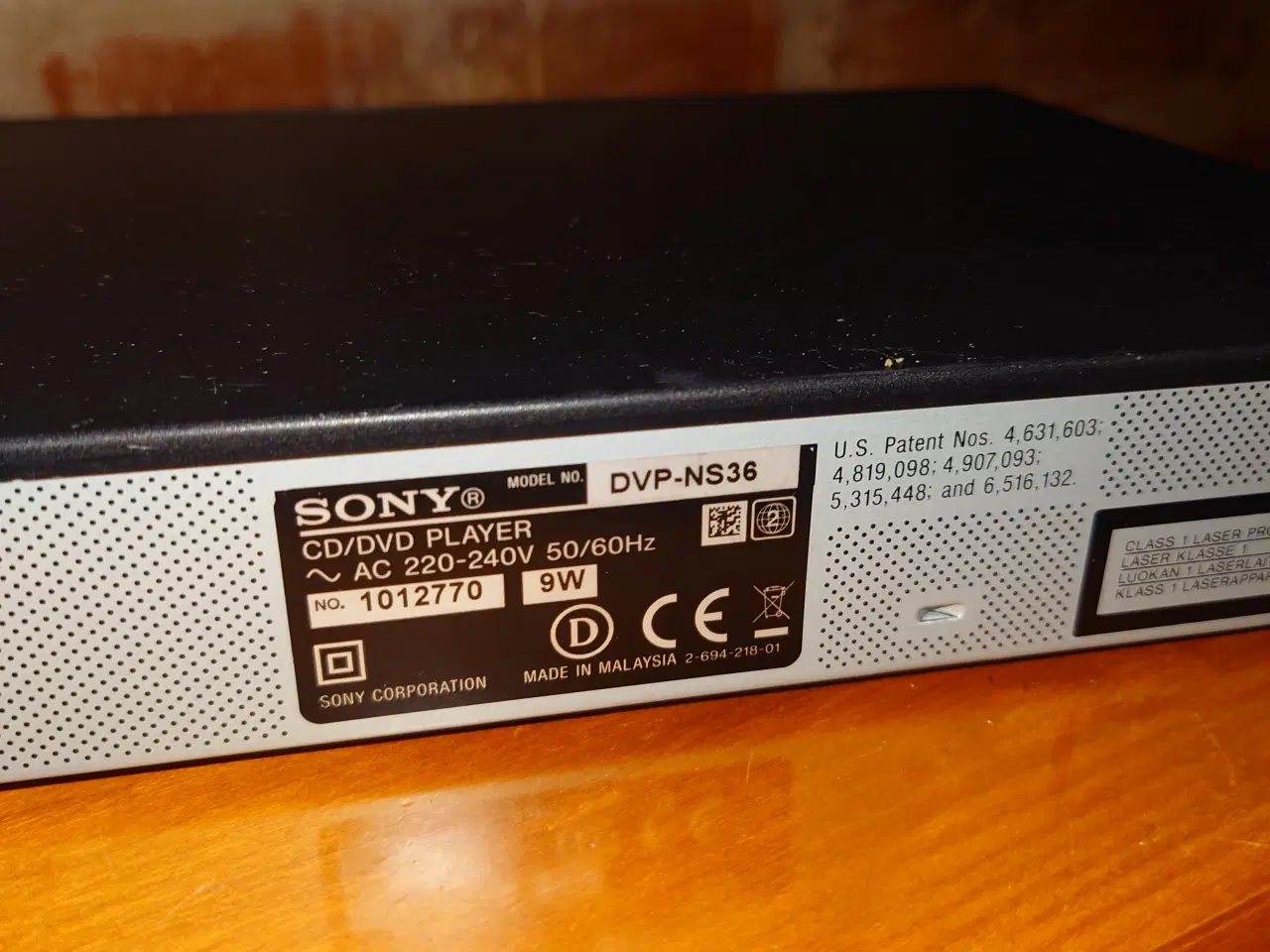 Billede 6 - Sony DVP-NS36 DVD Player med fjernbetjening og 12 