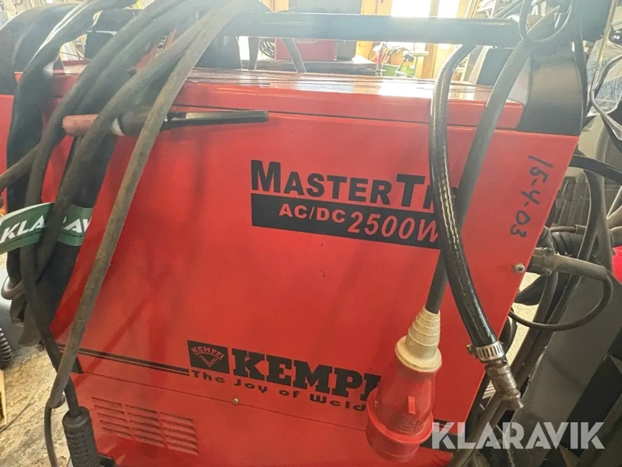 Billede 5 - Svejsemaskine KEMPII MasterTig 2500W
