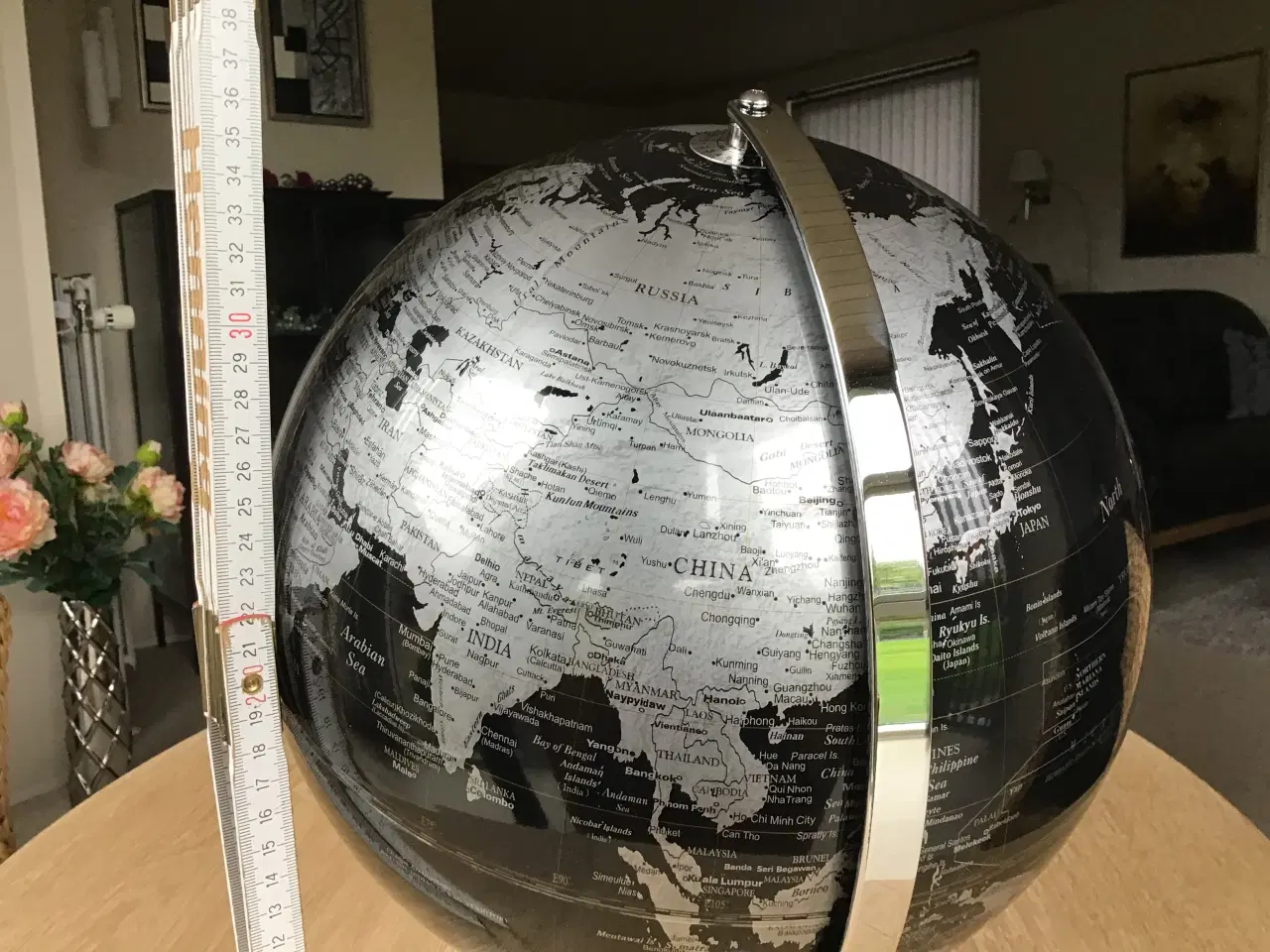 Billede 7 - GLOBUS SORT/SØLV