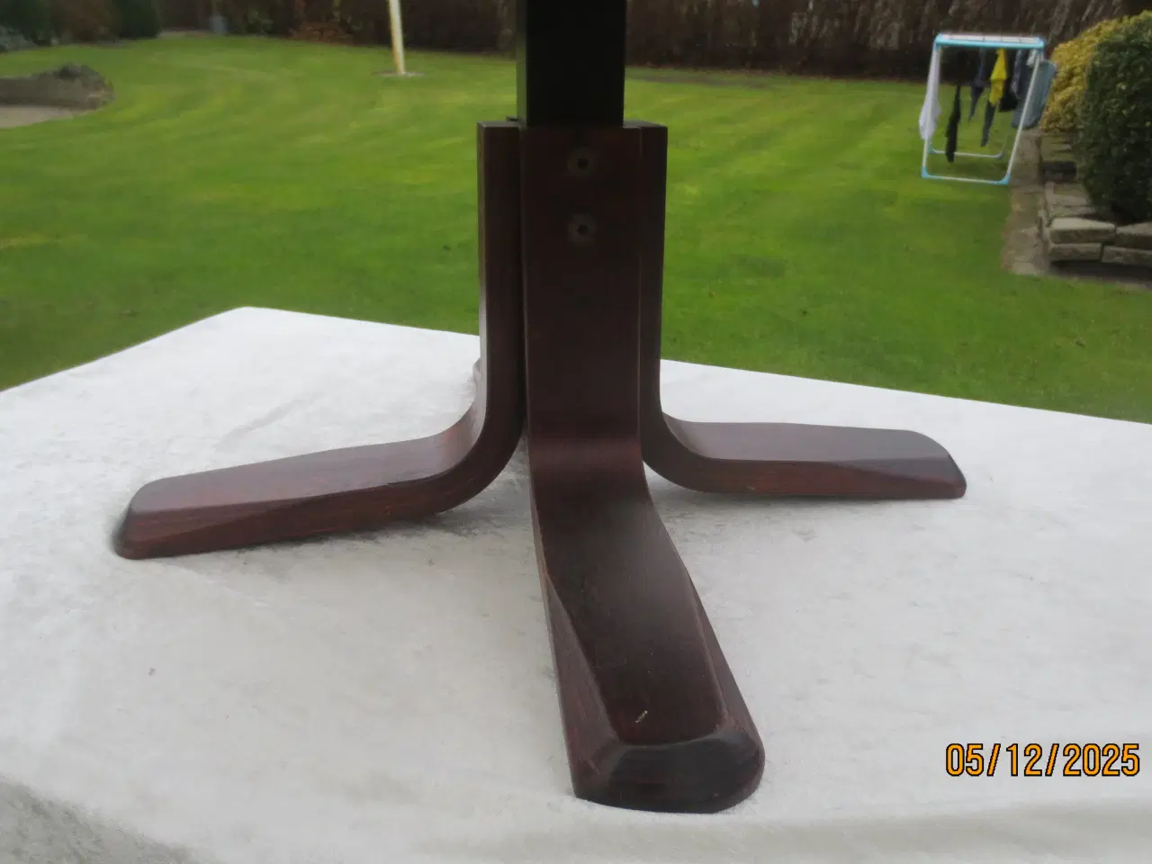 Billede 5 - 1 stk Fodskammel med Brunt læder