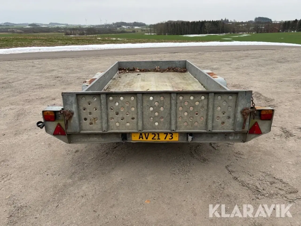 Billede 4 - Maskintrailer Brenderup 2000 kg med tip og alubund