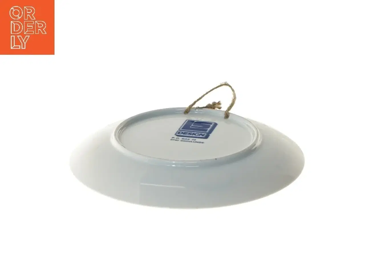 Billede 4 - Dekorativ porcelænsvægskive fra LS Design (str. Ø 19,5 cm)