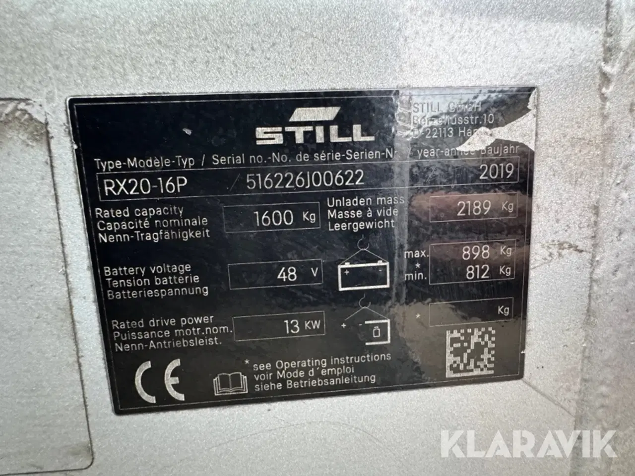 Billede 5 - El truck STILL RX20-16P