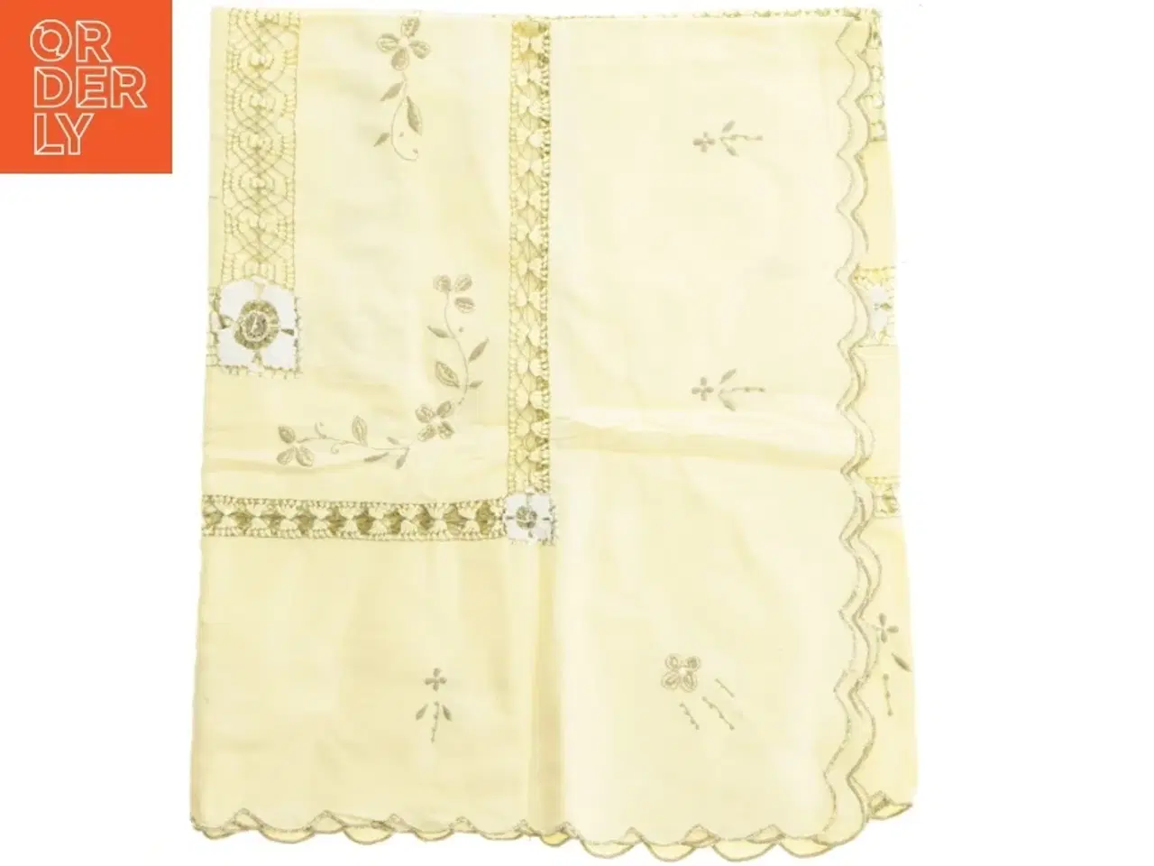 Billede 2 - Broderet borddug (str. 180 x 110 cm)