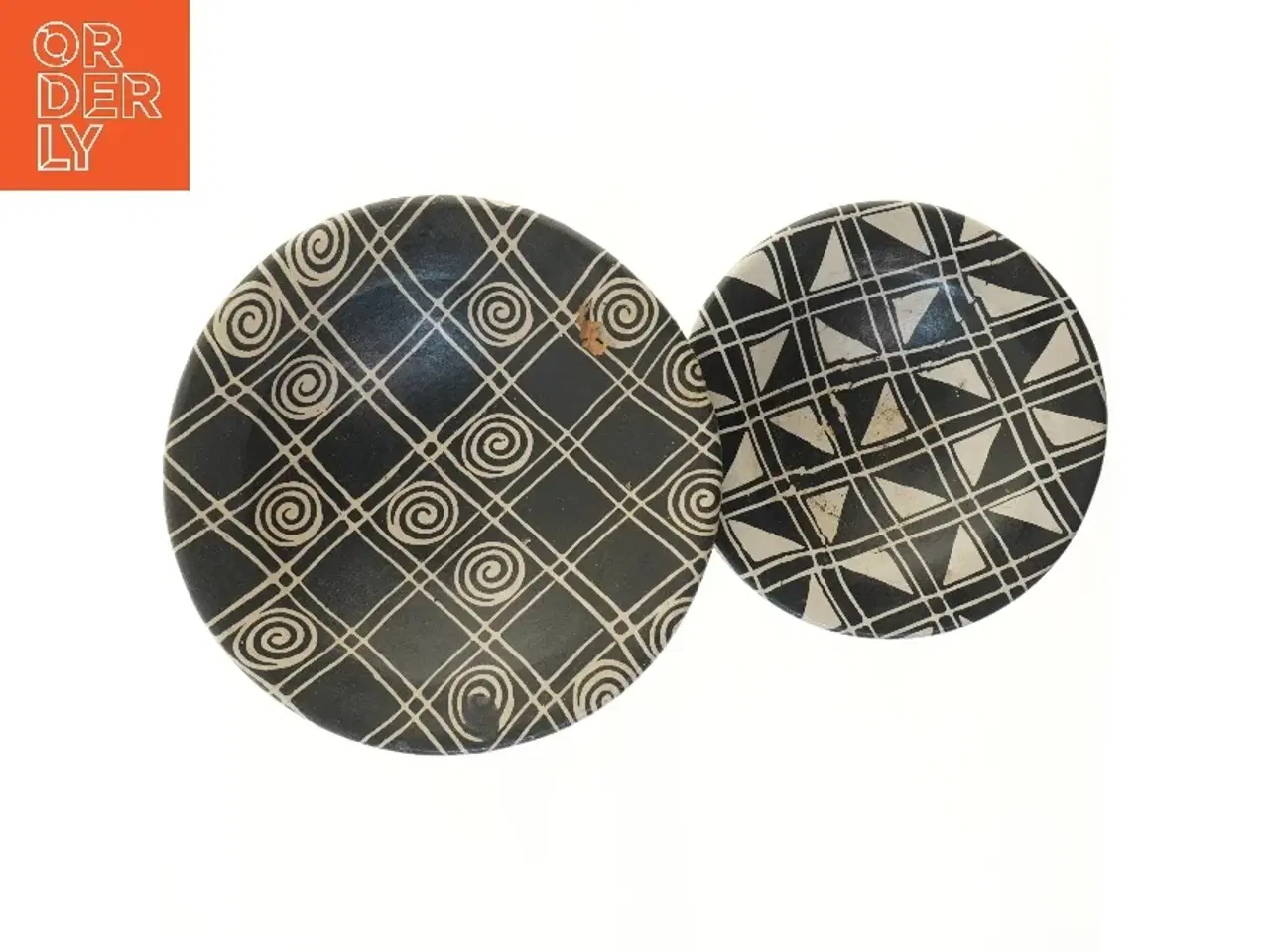 Billede 3 - Dekorative fade (str. Ø 30,5 & 38 cm)