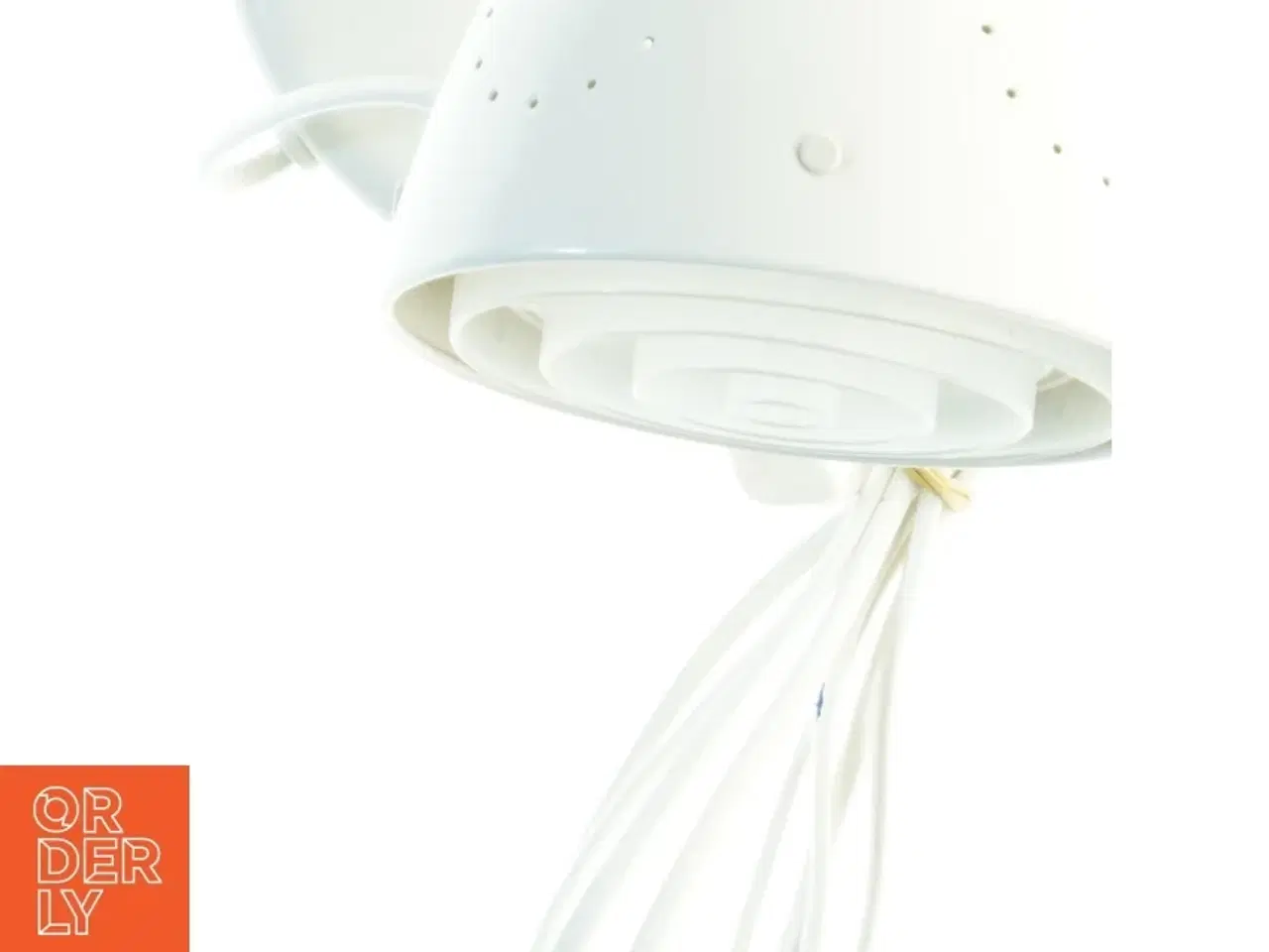 Billede 7 - Hvid bordlampe (str. 20 x 17 25 cm)