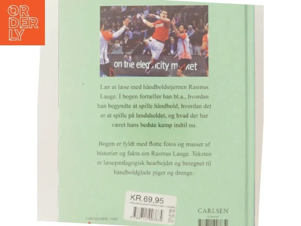 Billede 3 - Håndboldhistorier med Rasmus Lauge af Ole Sønnichsen (Bog)