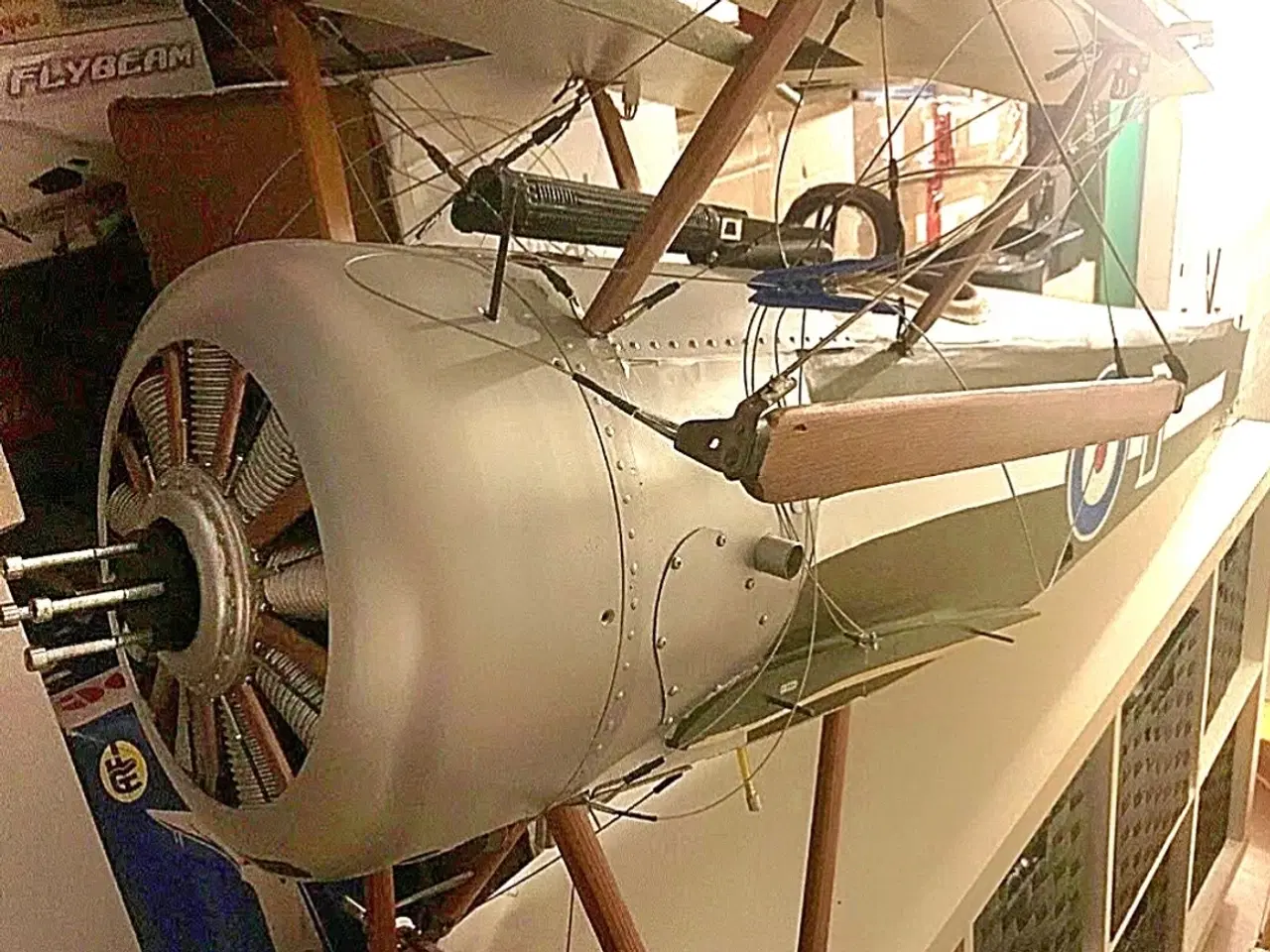 Billede 3 - 1/3 Fjernstyret kæmpe fly, Toni Sopwith pup