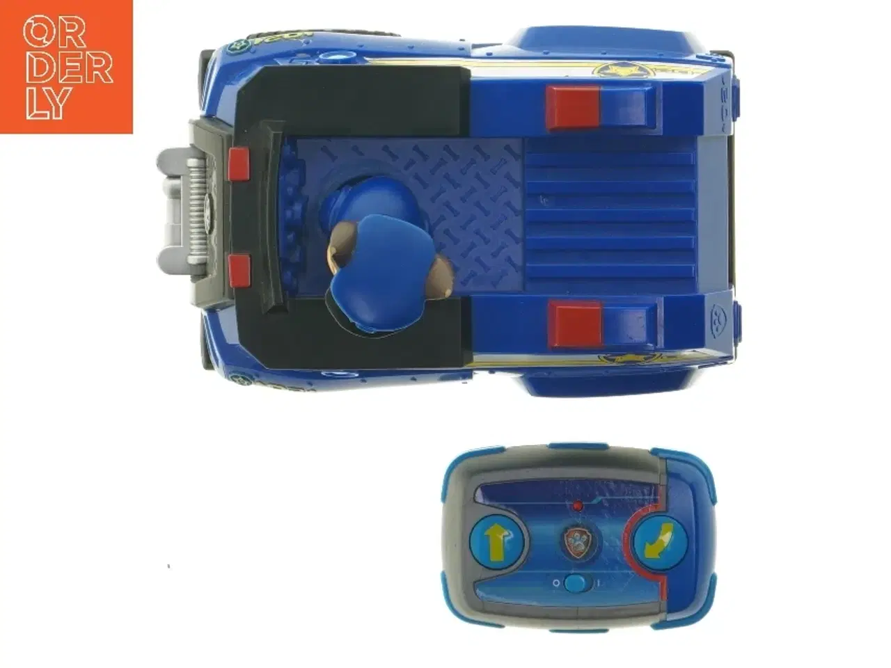 Billede 5 - Fjernstyret Paw Patrol politibil med figur  (str. 19 cm)