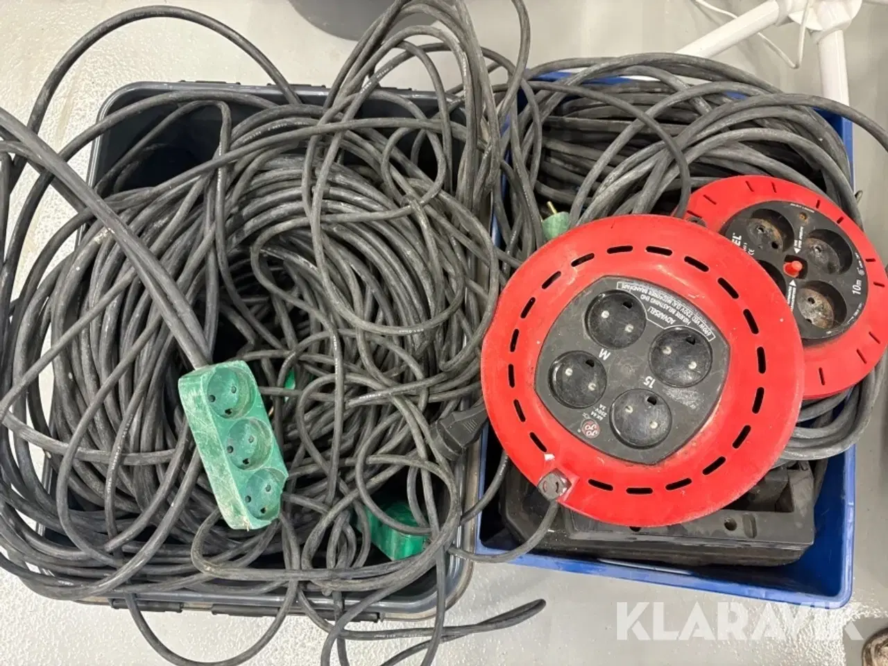 Billede 10 - Lot: forlængerledninger, blæsere og diverse.