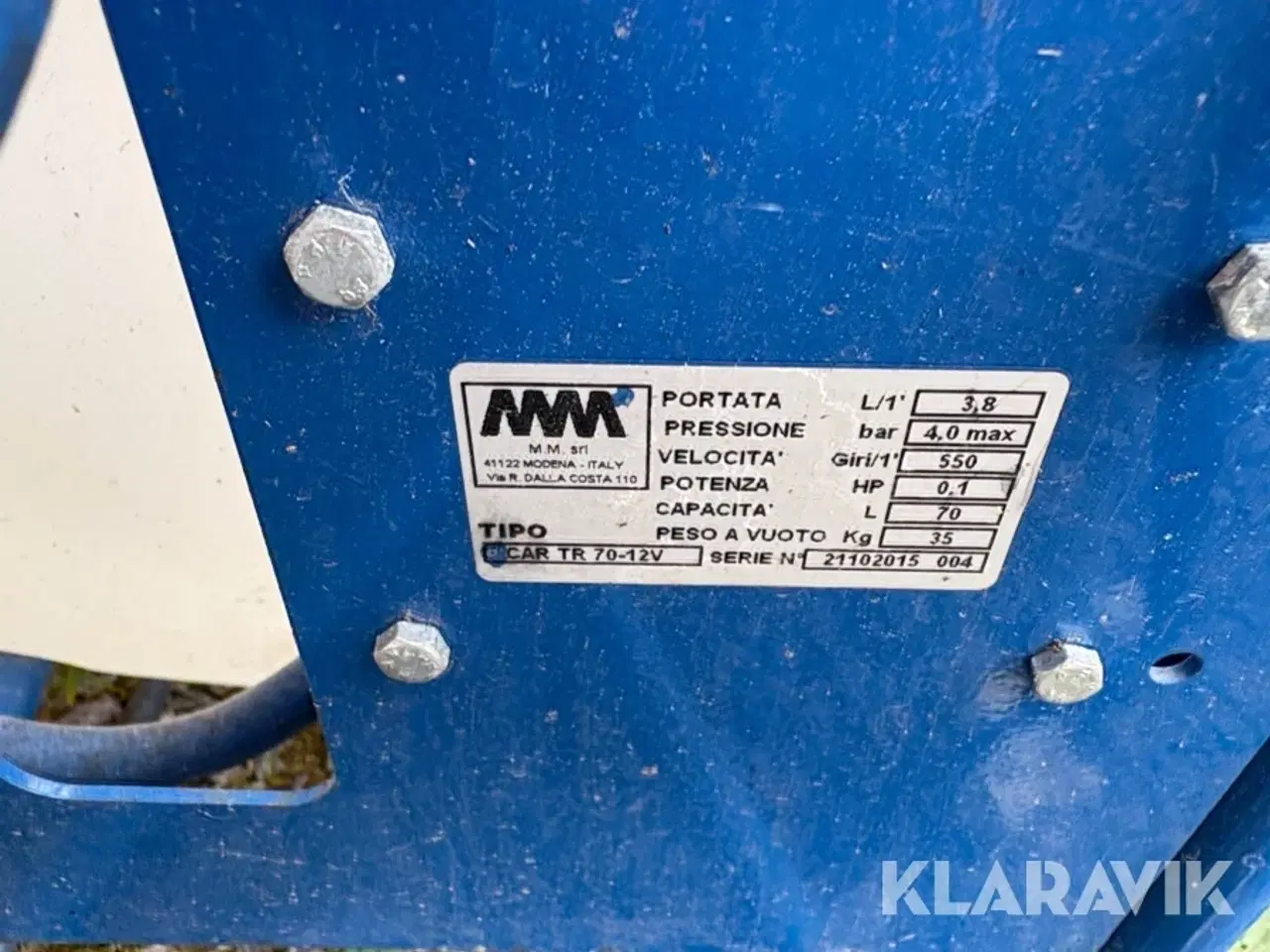 Billede 10 - ATV sprøjte Tipo Tr-70-12v