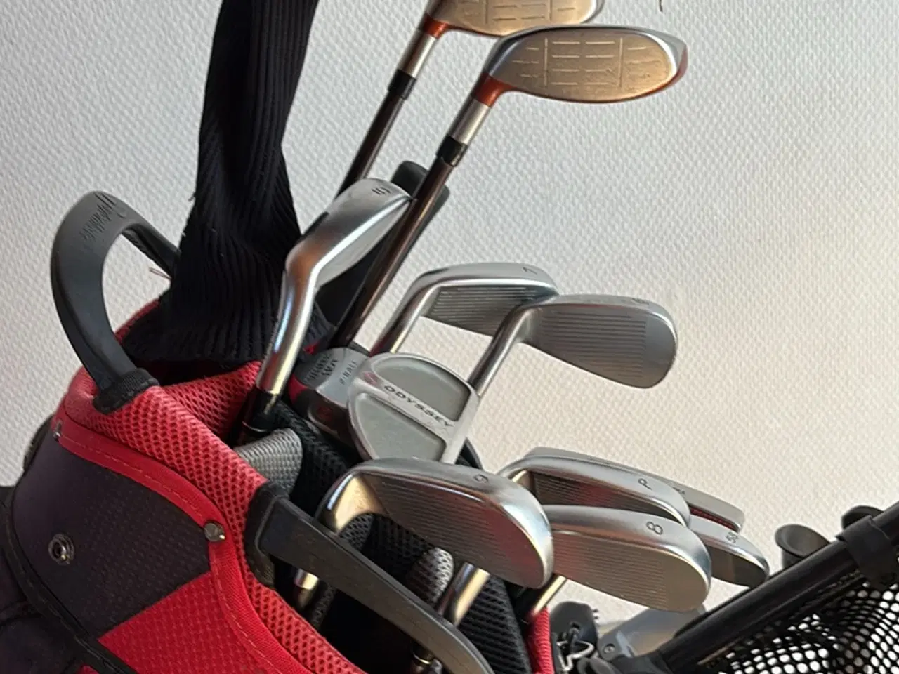Billede 3 - Herre Golfsæt med vogn og herre Adidas sko str. 43