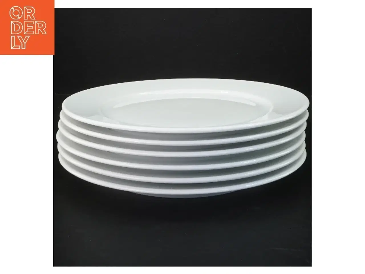 Billede 1 - Pillivuyt hvide porcelænstallerkener (6 stk Ø 25,5 cm)