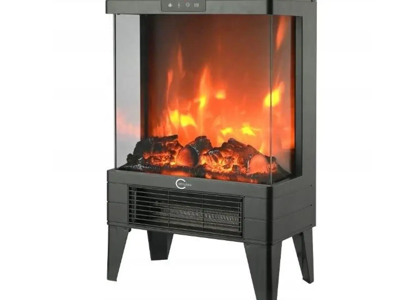 Billede 10 - Elektrisk pejs/varmeblæser Q20P – sort, 1.800 W, fjernbetjening