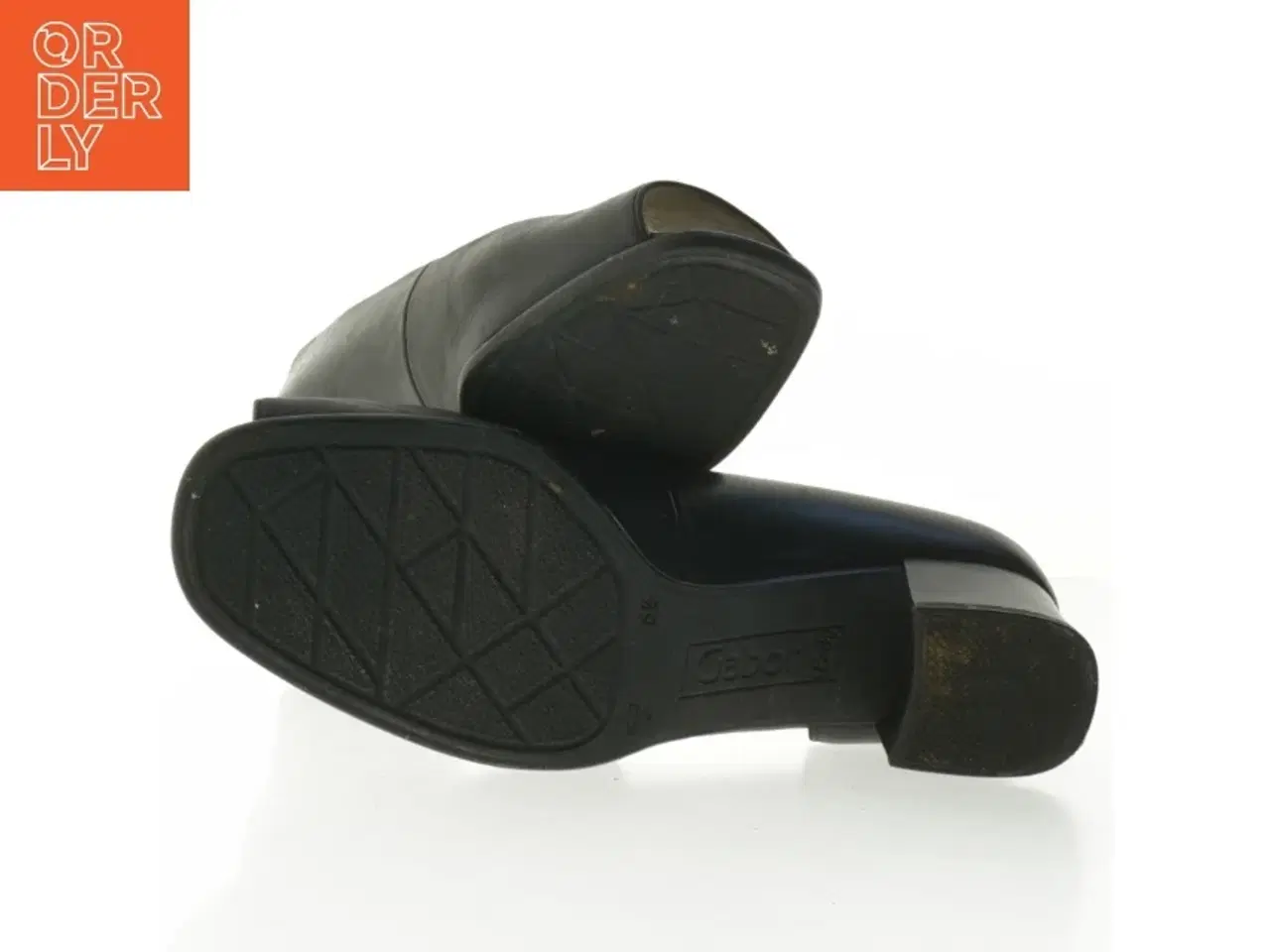 Billede 3 - Sorte peep toe sko i størrelse 37 fra Gabor (str. 37 )