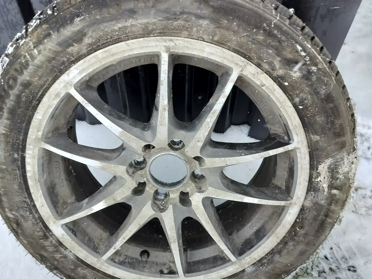 Billede 5 - 4 stk vinterdæk med fælge