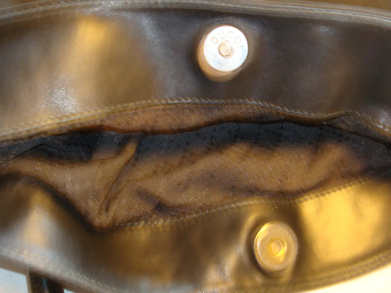 Billede 2 - Gucci vintage håndtaske i bambus nylon