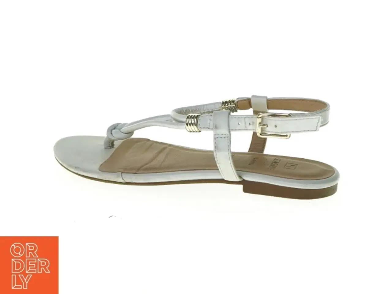 Billede 5 - Hvide sandaler med remme fra Seaside (str. 35)