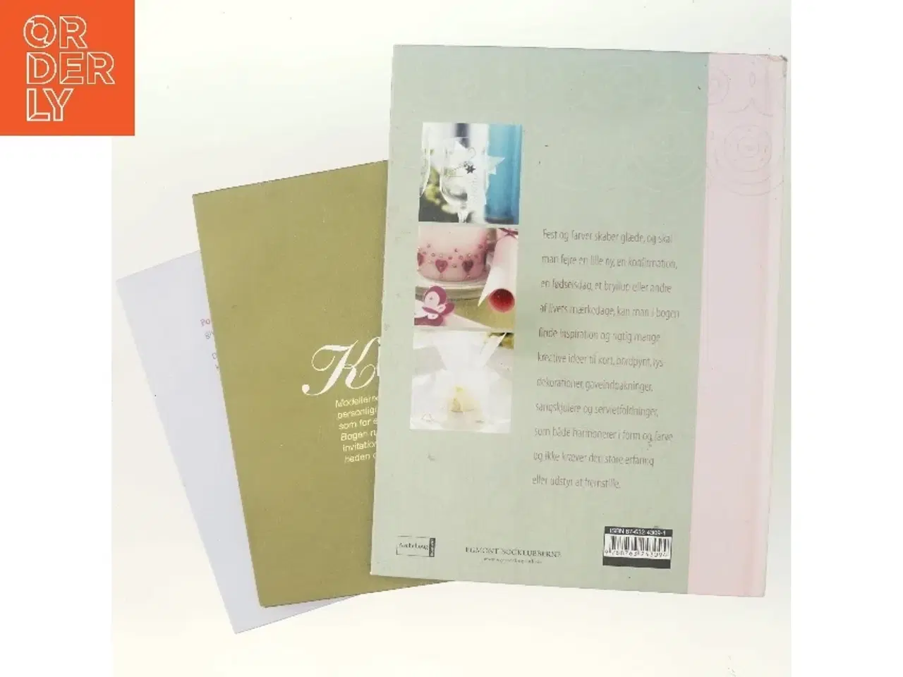 Billede 3 - Fest og farver : kreative ideer, Klip til festen og Pop-up kort. 3 bøger, med papir, pynt og perler af Gitte Schou Hansen (Bog)