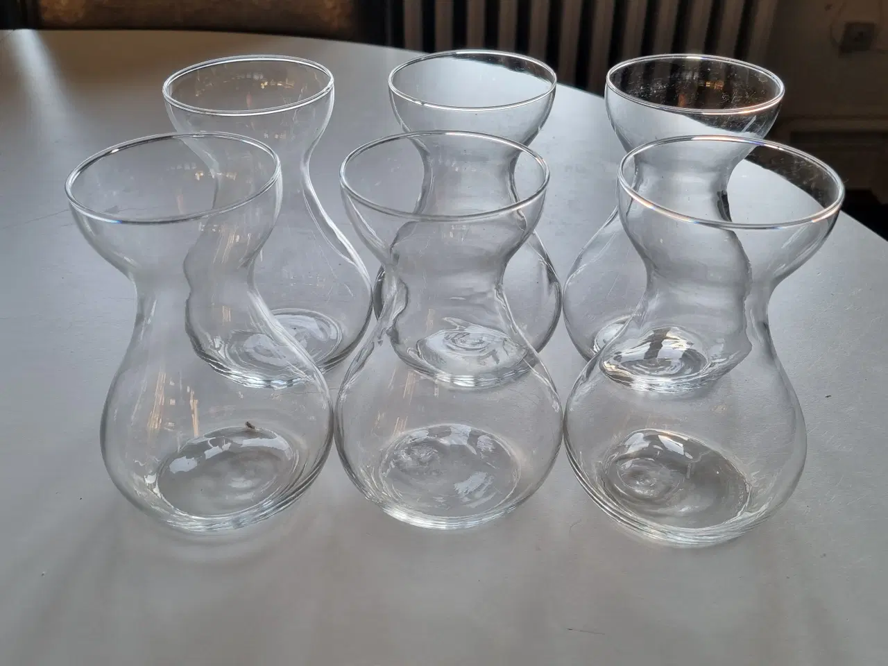 Billede 1 - Hyacintglas i klar glas 14cm.