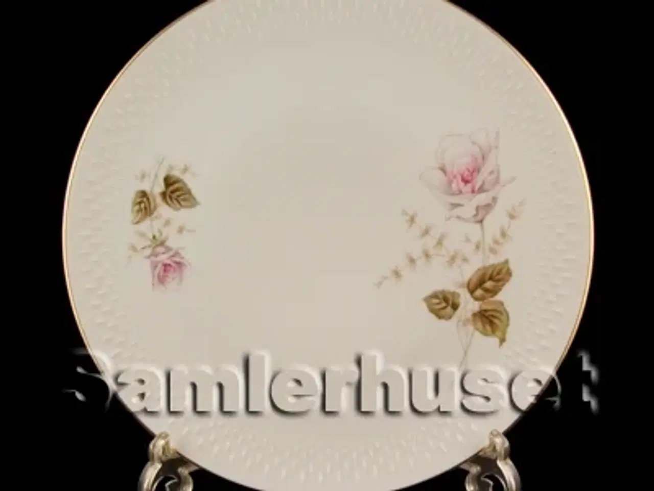 Billede 1 - Edelstein Rose Tallerken Flad 25 cm.