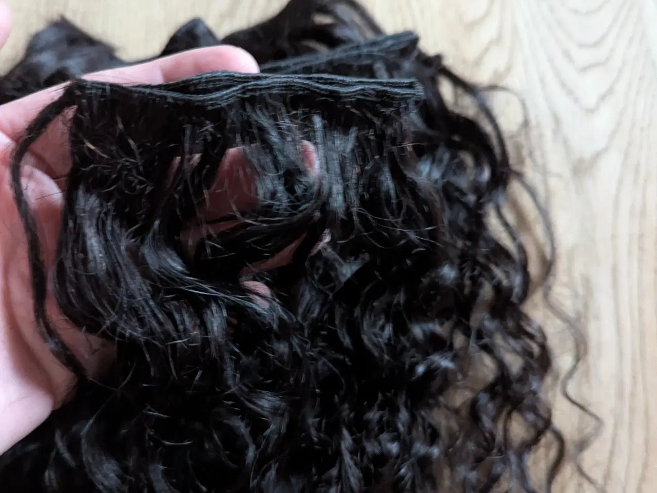 Billede 5 - Extensions human virgin 34 inches curl hair.