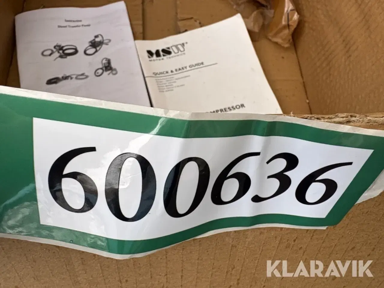 Billede 9 - Dieselpumpe MSW 220 Volt