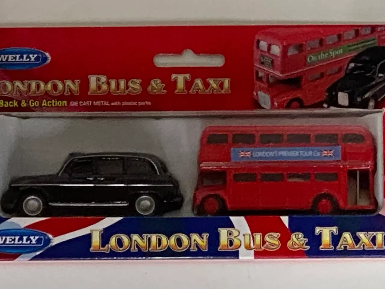 Billede 1 - Ny London sort Taxi og ny rød dobbelt Bus kr. 60,-