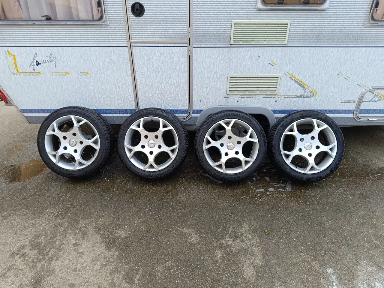 Billede 1 - Org. Ford Transit 18" MS Sport alufælge med dæk