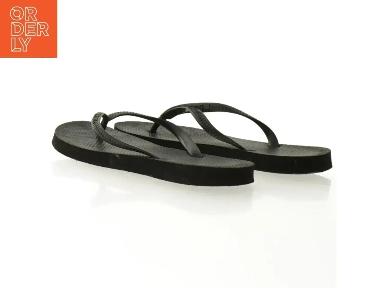 Billede 5 - Bjørn Borg Brugte sorte flip-flops (str. 25 cm)
