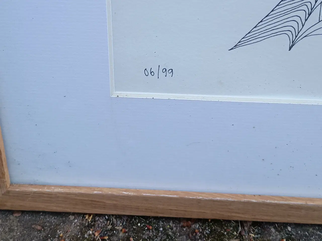 Billede 4 - Nummereret og signeret litografi.