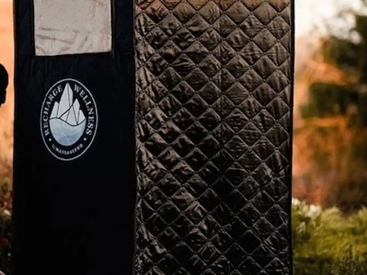 Billede 1 - Dampsauna: MassagePro dampsauna sort 90x90x180 cm