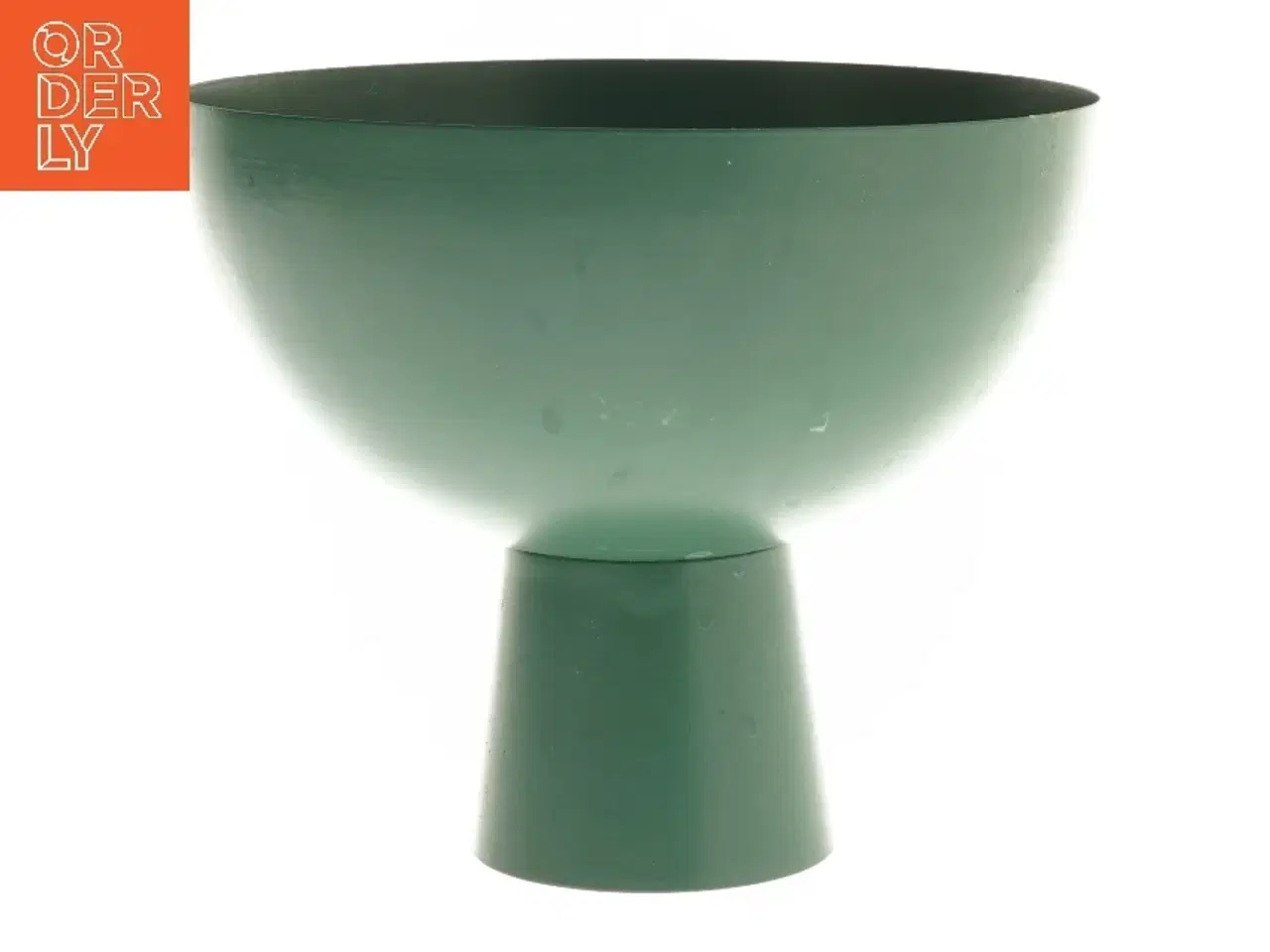 Billede 1 - Grøn vase (str. 18x15 cm)