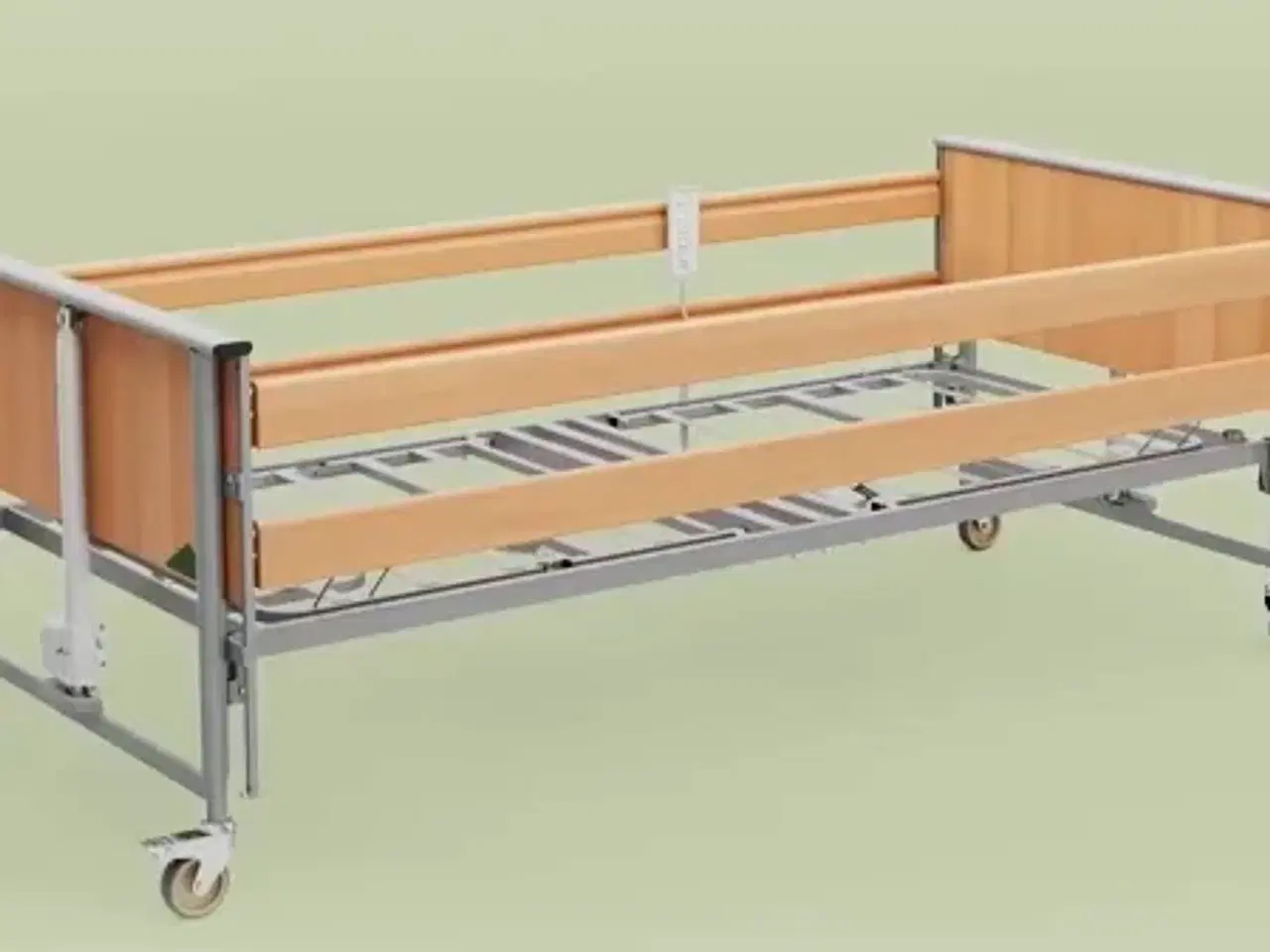 Billede 1 - Burmeier Dali plejeseng med softcover og madras