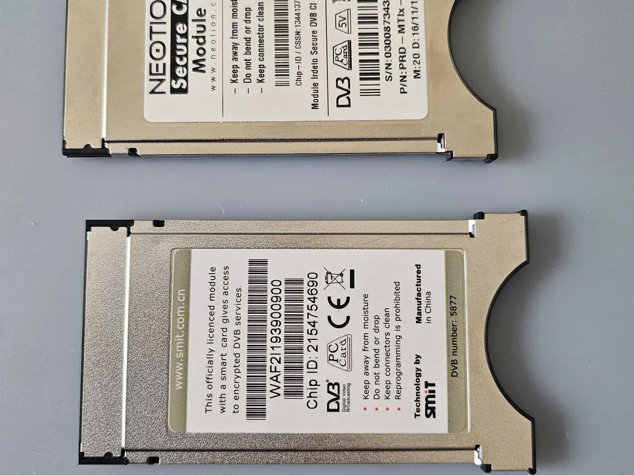Billede 2 - 2 stk Smartcard CA i DV3. 