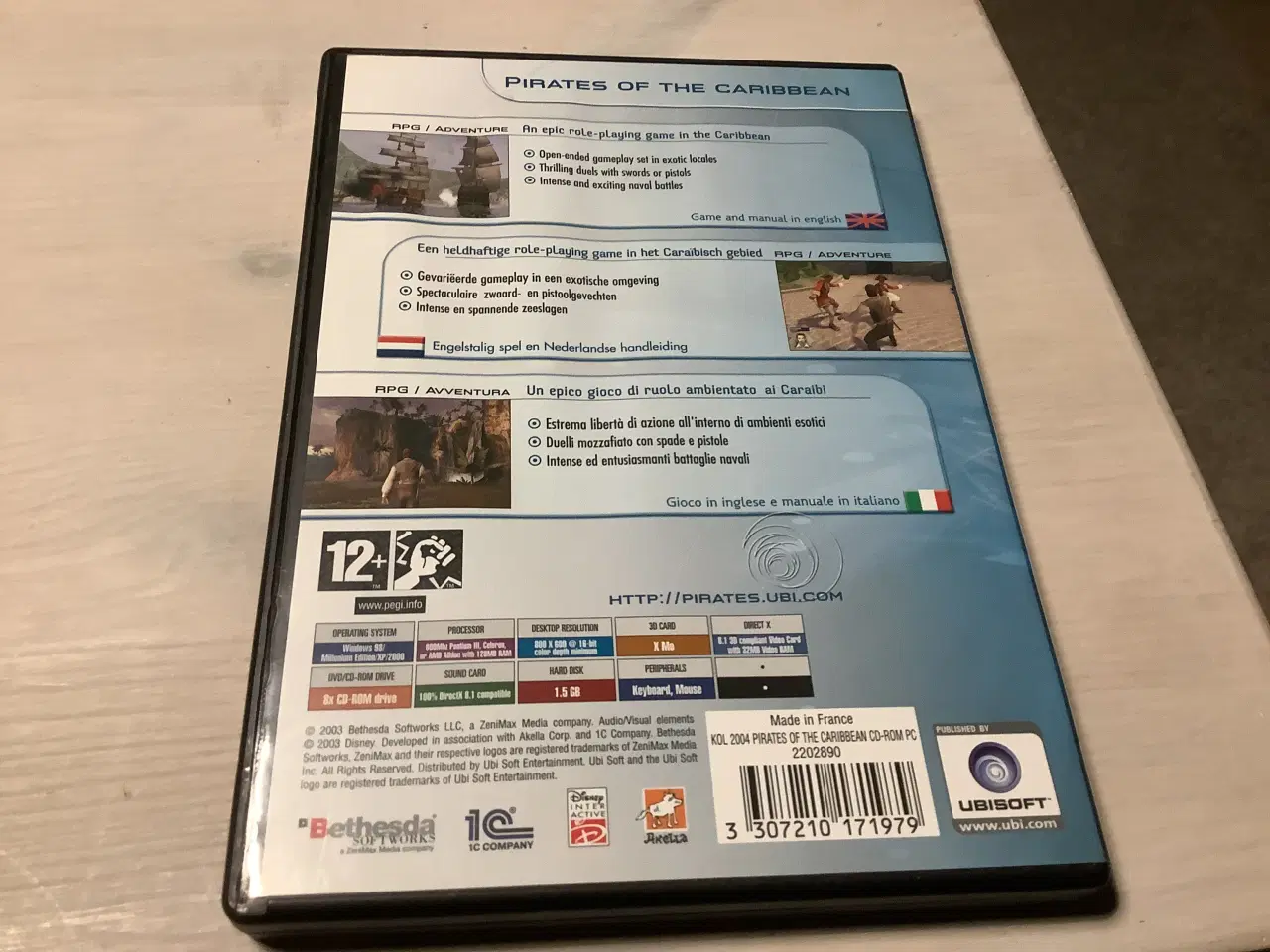 Billede 2 - Ubisoft Pirates of the caribbean pc spil 2 disc
